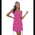 thumbnail image 2 of Vestido Informal con Cordón para Mujer, Color Rojo Rosa, Talla XXL, 2 of 7