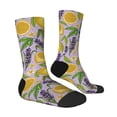 thumbnail image 4 of Yiaed Lavender Flowers Print Great elasticity Crew Socks Sports socks for Men and Women, 4 of 5