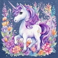 thumbnail image 3 of CafePress - Adorable Floral Unicorn T Shirt - Womens Tri-blend T-Shirt, 3 of 4