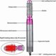 thumbnail image 3 of Hair Hot Blower Brush Set 5 In 1 Hair Curler And Hair Straightening Brush For All Hair Rotating Blower Brush, 3 of 5