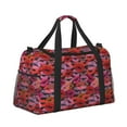 thumbnail image 2 of Balery Red Lips Kissing Bolsa de Gimnasio para Mujeres, Bolsa de Viaje con Bolsillo Húmedo, Bolsa de Fin de Semana para Mujeres, Bolsa de Viaje Resistente al Agua, 2 of 7