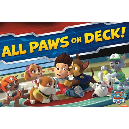 Nickelodeon Paw Patrol - On Deck Wall Poster, 22.375" x 34"