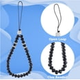 thumbnail image 6 of 6 Colors Beaded Phone Charm Colorful Beads Phone Lanyard Short Hand Wrist Strap Handmade Anti-Lost Phone Case Chain Keychain Straps for Women Gifts Mobile Phone Key Colorful, 6 of 6