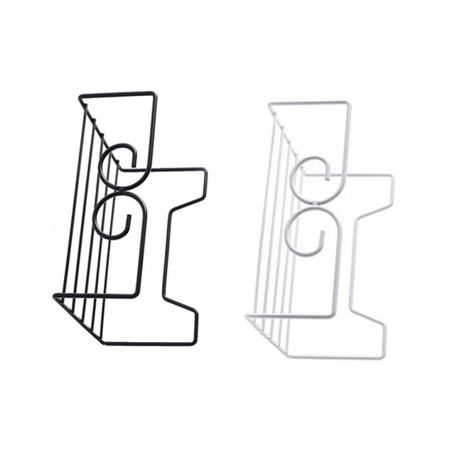 CRAFTHROU 2PCS Storage Rack White Wall Shelves for Bags Minimalist Design for Hotel Decor 7.9x6.3x3.9in