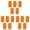 Orange 3PCS, variant on Sponges Cleaning Eraser Sponge Foam Pads Multi Functional Household Cleaning Kitchen Dish Sponge