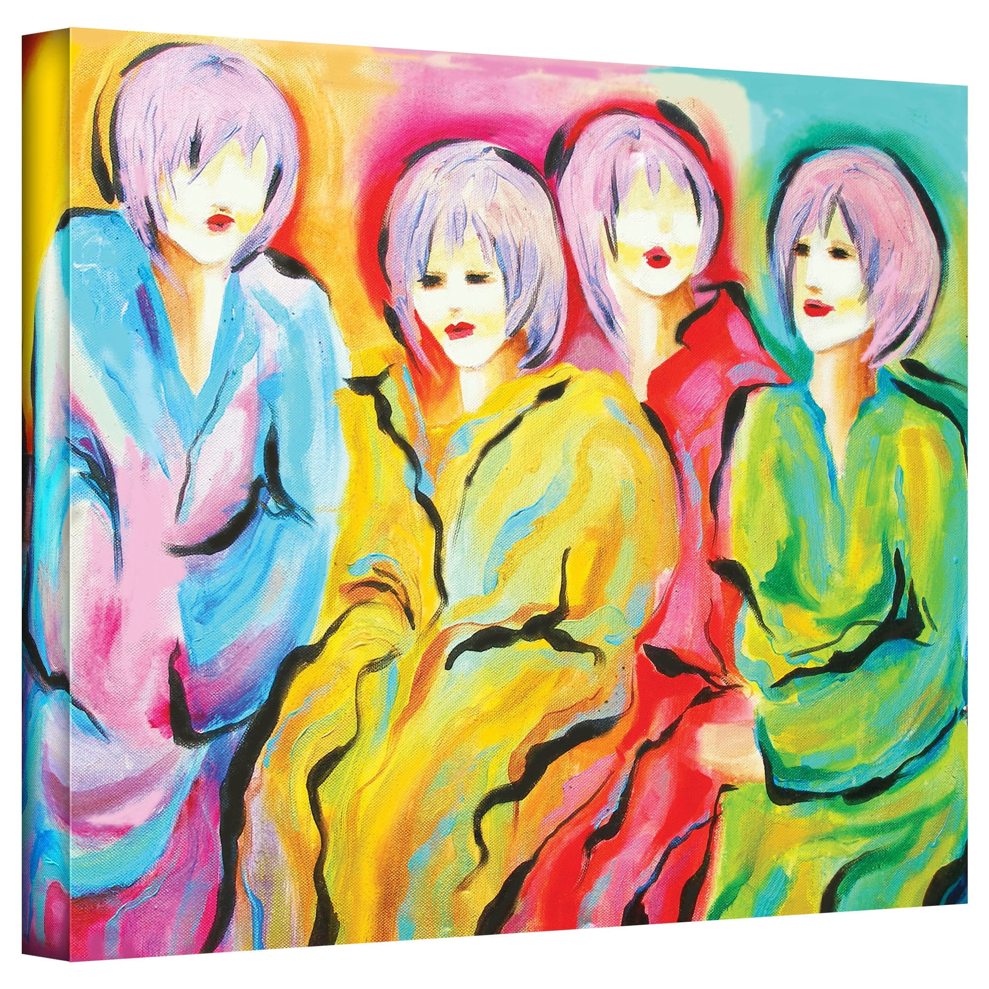 ArtWall Susi Franco "Mood Swings" Gallery-wrapped Canvas