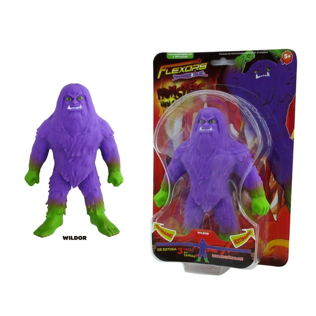 Figura De Acción Ruz Flexors Wildor 22cm Morado