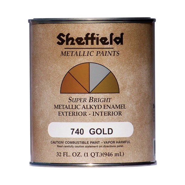 METALLIC PAINT GOLD QT