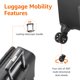 thumbnail image 2 of Equipaje de mano Amazon Basics Softside con candado TSA de 17 pulgadas, 2 of 7