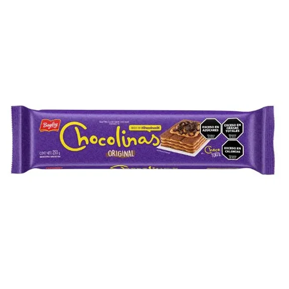 Chocolinas Original Chocolate Cookies – Classic Argentine Chocolate Biscuits, 250 g / 8.81 Oz