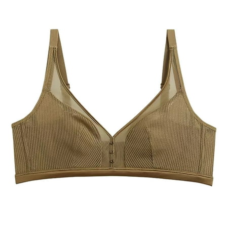 HBFAGFB Womens Bras Simple Strapless Bra Non Slip Push up Comfort Underwear Daily Wear Yellow Size D