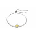 thumbnail image 1 of Pulseras De Plata 925 Xtellar Mujer Zafiro Amarillo Elegantes, 1 of 3