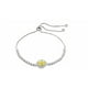 thumbnail image 1 of Pulseras De Plata 925 Xtellar Mujer Zafiro Amarillo Elegantes, 1 of 3