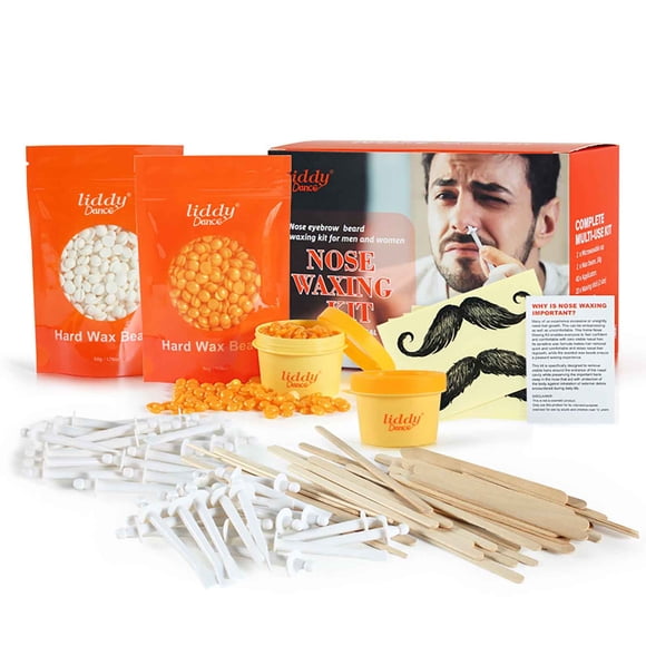 EGNMCR Nose Hair Removal Suit Microwave Wax Eyebrow Removal Nose Hair Removal Suit Depilatory wax