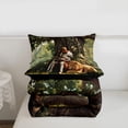 thumbnail image 5 of Erosebridal Jungle Animal Lions Twin Comforter Sets,Natural Scenery Bedding Set For Boys Kids, Reversible 2 Pieces, 5 of 7