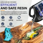 64oz Epoxy Resin For Arts DIY Crafts, Jewelry, Tabletops,Use with Additives Like Glitter, Mica Powder,and Liquid Pigment