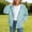 Light Blue, variant on ZOYOEN Girls Hoodie with Pocekts- Zip Up Lightweight Loose Fit Long Sleeve Casual Kids Fall Jacket Blue Size 6-14
