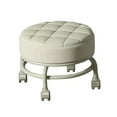 thumbnail image 3 of Taburete con ruedas giratorias de 360  degree, taburete con ruedas de polea, ruedas giratorias universales pequeñas y resistentes, mini taburete móvil para Beige SM SunniMix Asiento rodante bajo, 3 of 8