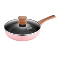 thumbnail image 1 of 24cm Diameter Non-stick Pan Household Induction Cooker Gas Cooker Suitable For Breakfast Omelette Pan with Glass Lid, 1 of 3