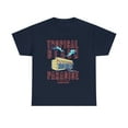thumbnail image 2 of Tropical Beach Paradise Streetwear Unisex Heavy Cotton Bella Canvas T-Shirt, 2 of 12