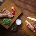 thumbnail image 3 of Casual Home Delice Cherry Round Cutting Board with Juice Drip Groove, 3 of 13