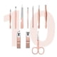 thumbnail image 3 of Fiudx Kit de Manicura, Set de Aseo de Acero Inoxidable En Oro Rosa, Kit de Belleza Portátil 18 En 1, Cuidado de Uñas, Mantenimiento de Pies, Exfoliación Facial, Uso En Salón de Viaje, Opción de Regal, 3 of 6