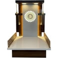 thumbnail image 1 of Wooden Temple For Home With LED Lights For Home And Office / Wooden Designer Mandir With Cabinets / Pooja Mandir For Home Large/Puja Mandir, 1 of 3