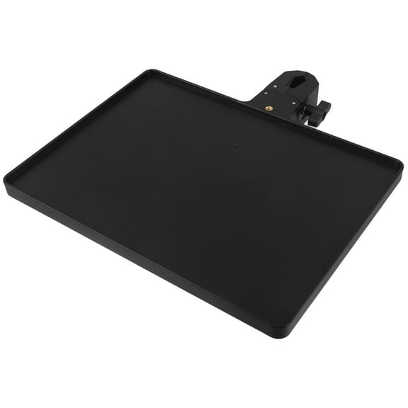 ELAYARD Adjustable Microphone Stand with Tray Black Plastic for Live Streaming Podcasting and Recording Studio Use