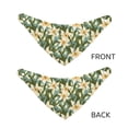 thumbnail image 3 of Easygdp Lilies Flowers Premium Dog Bandanas Triangle Scarf, Suitable for Small, Medium, and Large Dogs, Dog Pet Apparel.-Small, 3 of 5