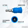 thumbnail image 4 of Protector de boquilla para hidrolavadora MTM Hydro 40° con conector rápido de 1/4", 4 of 6
