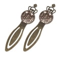 thumbnail image 2 of Easter Vintage Copper Crown-Shaped Bookmarks - Set of 2 Stainless Steel Book Marks for Reading and Book Lovers, 2 of 5