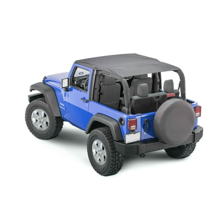 Steinjäger Tops and Covers Wrangler JK 2007-2018 Bimini 2 Door Black Diamond