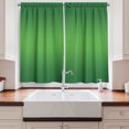 thumbnail image 2 of Ambesonne Ombre Kitchen Curtains, Tropic Sea Nature, 55"x45", Green, 2 of 3