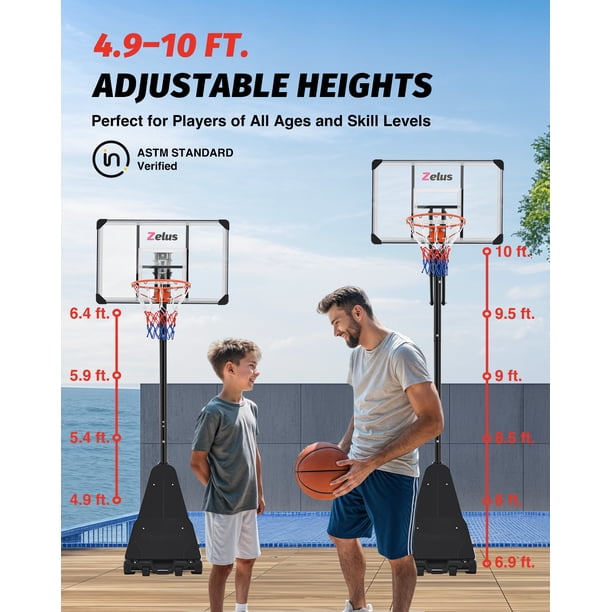 Panier de basket extérieur 135/143-305 cm support de basket réglable en Panier de basket extérieur 135/143-305 cm support de basket réglable en