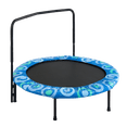 thumbnail image 3 of Mini Folding Toddler Trampoline for Kids Ages 3-7, Small Rebounder Trampoline with Handle Safety Padded Cover for Indoor/Garden, 3 of 7