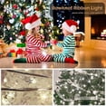 thumbnail image 2 of Christmas Tree Ribbon Light String Party Weddings Decoration Strip Atmospheres Ornament DIY Gift Packing Decorative Supply for Dormitory Office Warm Light, 2 of 9