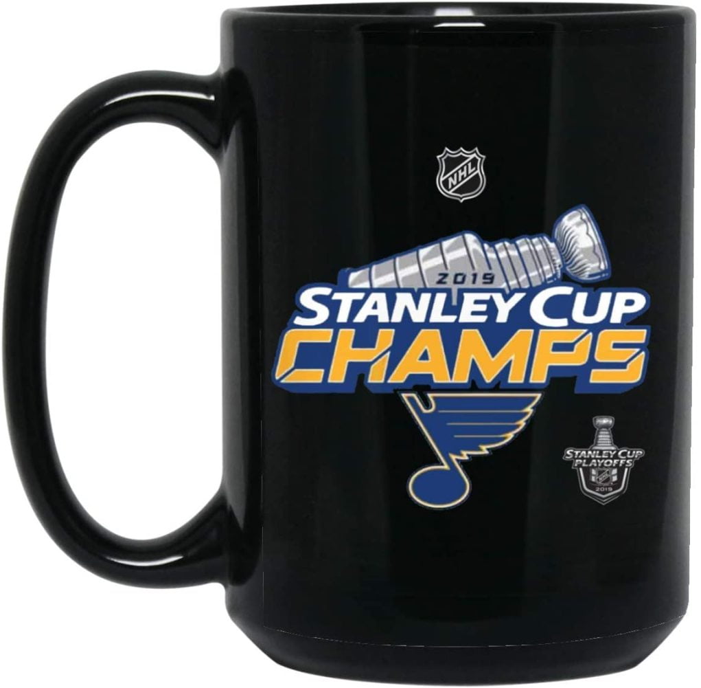 St. Louis Blues 2019 Stanley Cup Champions 15oz Black Coffee Mug