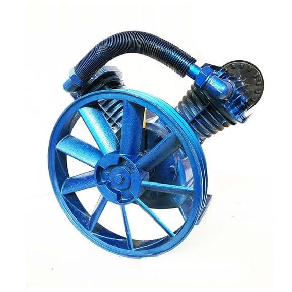 INTBUYING 181PSI 5.5HP 21CFM V Type Twin Cylinder Air Compressor Pump Head Double Stage Portable
