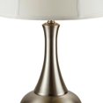 thumbnail image 3 of Benzara BM240923 Table Lamp with Pot Bellied Shaped Base, Silver, 3 of 5