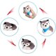 thumbnail image 4 of CHAO Squishies Dog Squishy, juguetes perfumados para apretar, alivio del estrés, Squishies, juguete de Animal de crecimiento lento, colección de regalos suaves Kawaii, Color aleatorio, 4 of 4