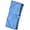 Blue, variant on Women Vegan Leather Wallet Bifold Clutch Large Capacity Card Organizer Buckle Long Purse for Girls Candy Color