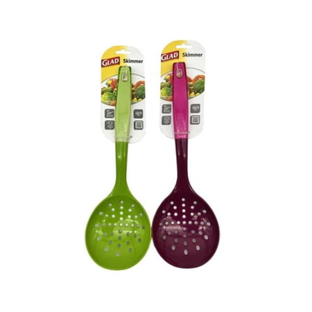 Kole Imports GE959-16 Glad Crystal Skimmer  Assorted Color - Pack of 16