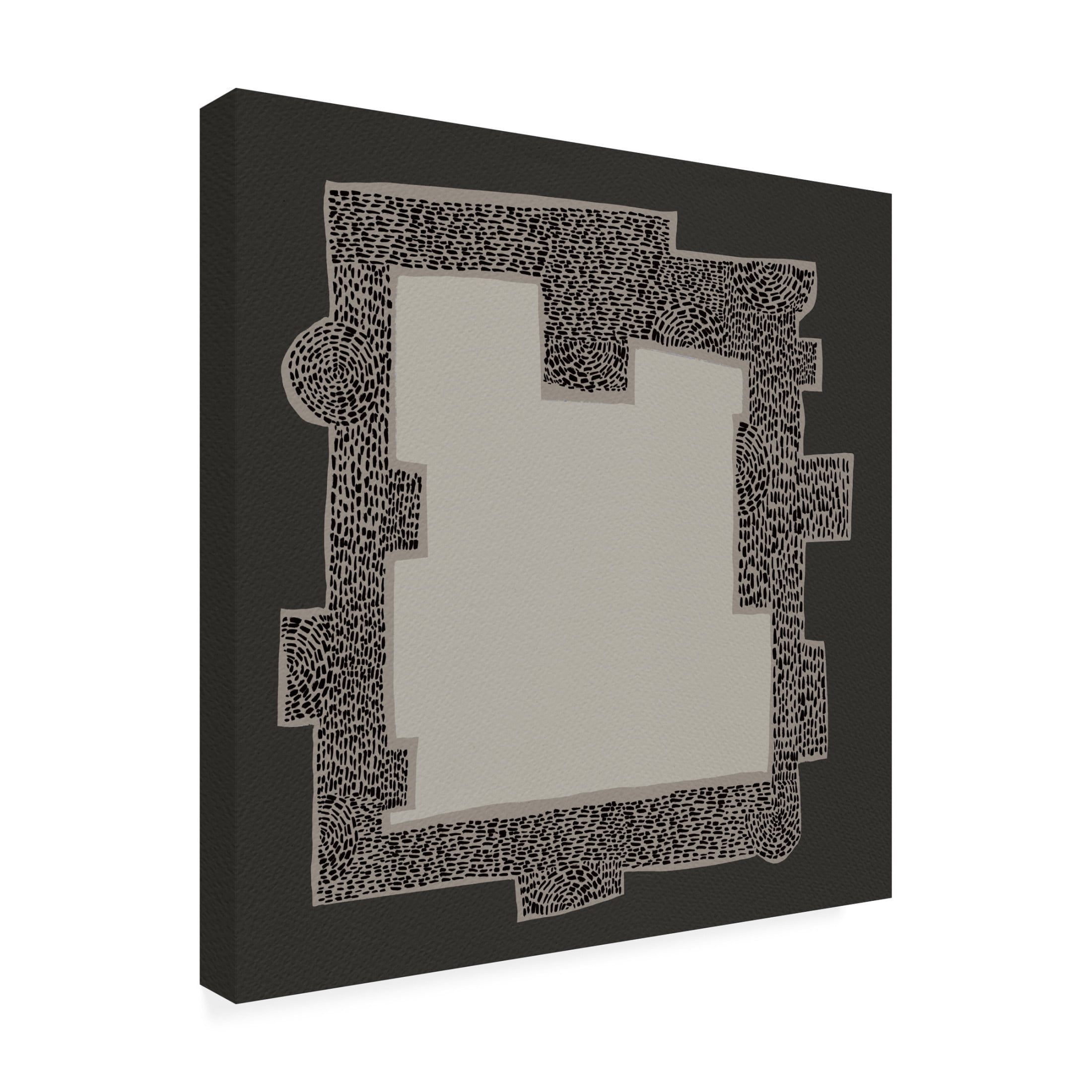 Trademark Fine Art Regina Moore  Neutral Stack II Canvas Wall Art