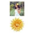 thumbnail image 2 of 8 falsos artificiales de seda Gerbera Crisantemo Margarita Flor Girasol Margaritas Pinzas para el cabello Pasadores LazoTropical Pieza para el cabello Playa Boda Fiesta Bohemio Hawaiano para mujeres, 2 of 3