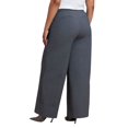 thumbnail image 2 of ELOQUII Women's Plus Size The Ultimate Stretch Wide-Leg Work Pant, 2 of 3