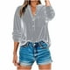 thumbnail image 3 of Ropa de otoño para mujer,Blusa tipo túnica de terciopelo con cuello en V para mujer, manga larga, corte holgado, abertura frontal con hebilla y bolsillo, tela de poliéster, sopatenor, 3 of 9