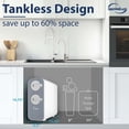 thumbnail image 4 of iSpring RO800G Sistema de Ósmosis Inversa sin Tanque, 800 GPD de Alta Capacidad debajo del Fregadero, Sistema de Filtración de Agua sin Tanque de Reducción TDS con Grifo de Níquel Cepillado, 4 of 7