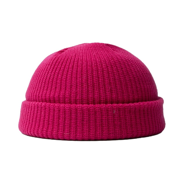 Sonducket Gorro de invierno Gorro de cabeza corta Gorros Hombres Mujeres Sombreros Patinaje Viajar Sombreros Rosa roja Sonducket AP010504-16B