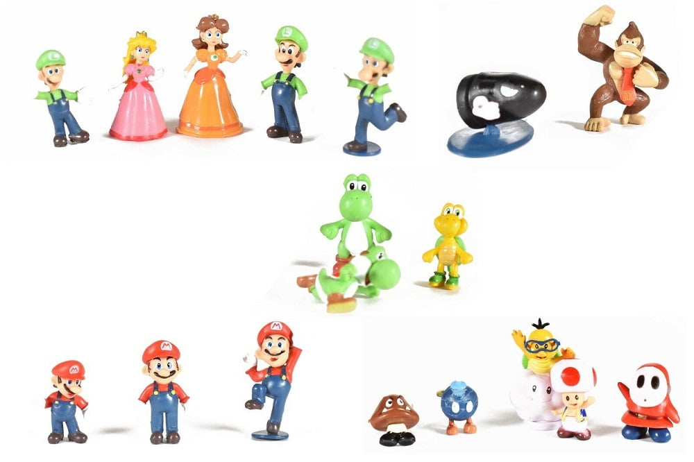 super mario bros action figures