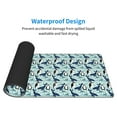 thumbnail image 4 of Pofeuu Penguins Whales Print Desk Mat for Keyboard and Mouse，Computer Desk Matt for Desktop，Large Mouse Pad for Desk，Desk Pads on Top of Desks 12x31.5in, 4 of 8